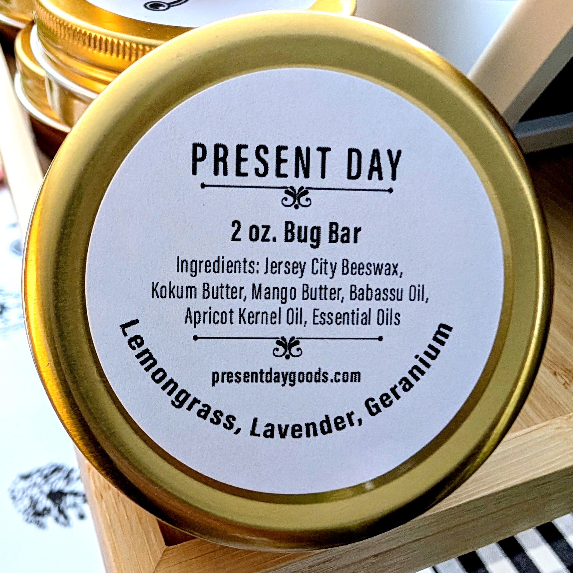 Bug Bar, 2oz. solid, moisturizing bug repellent bar