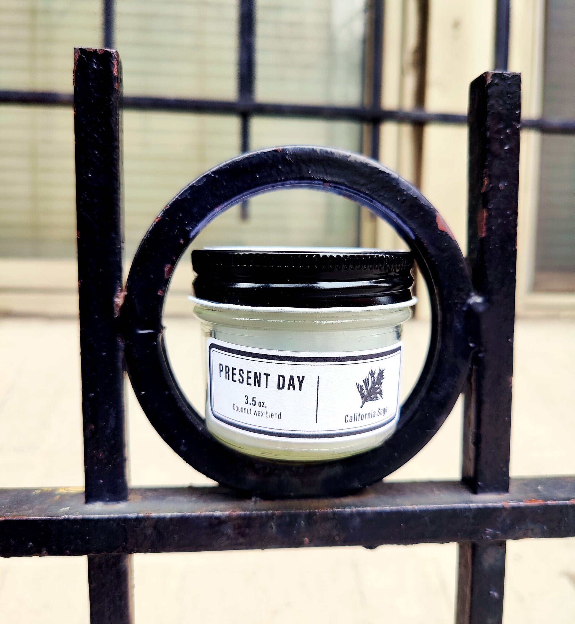 California Sage Scented Candle in a Mini Travel Jar 3oz.