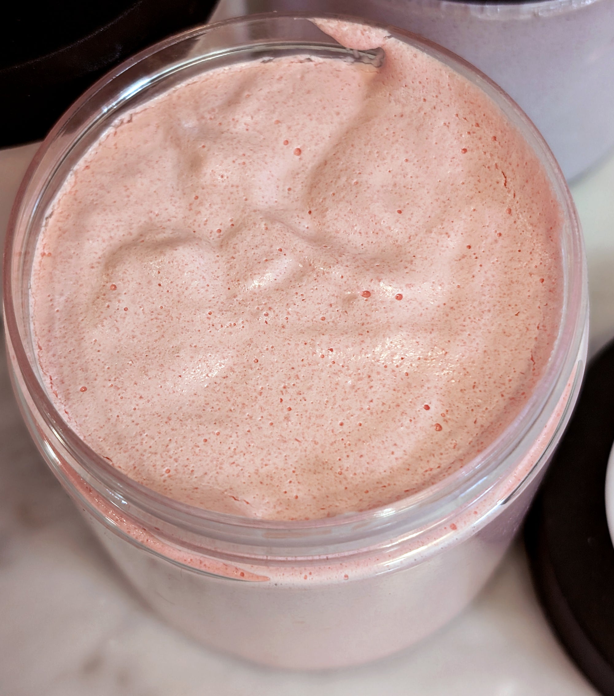 Luxe Foaming Sugar Scrub – Exfoliating & Hydrating Cleanse in a 6 oz. Jar