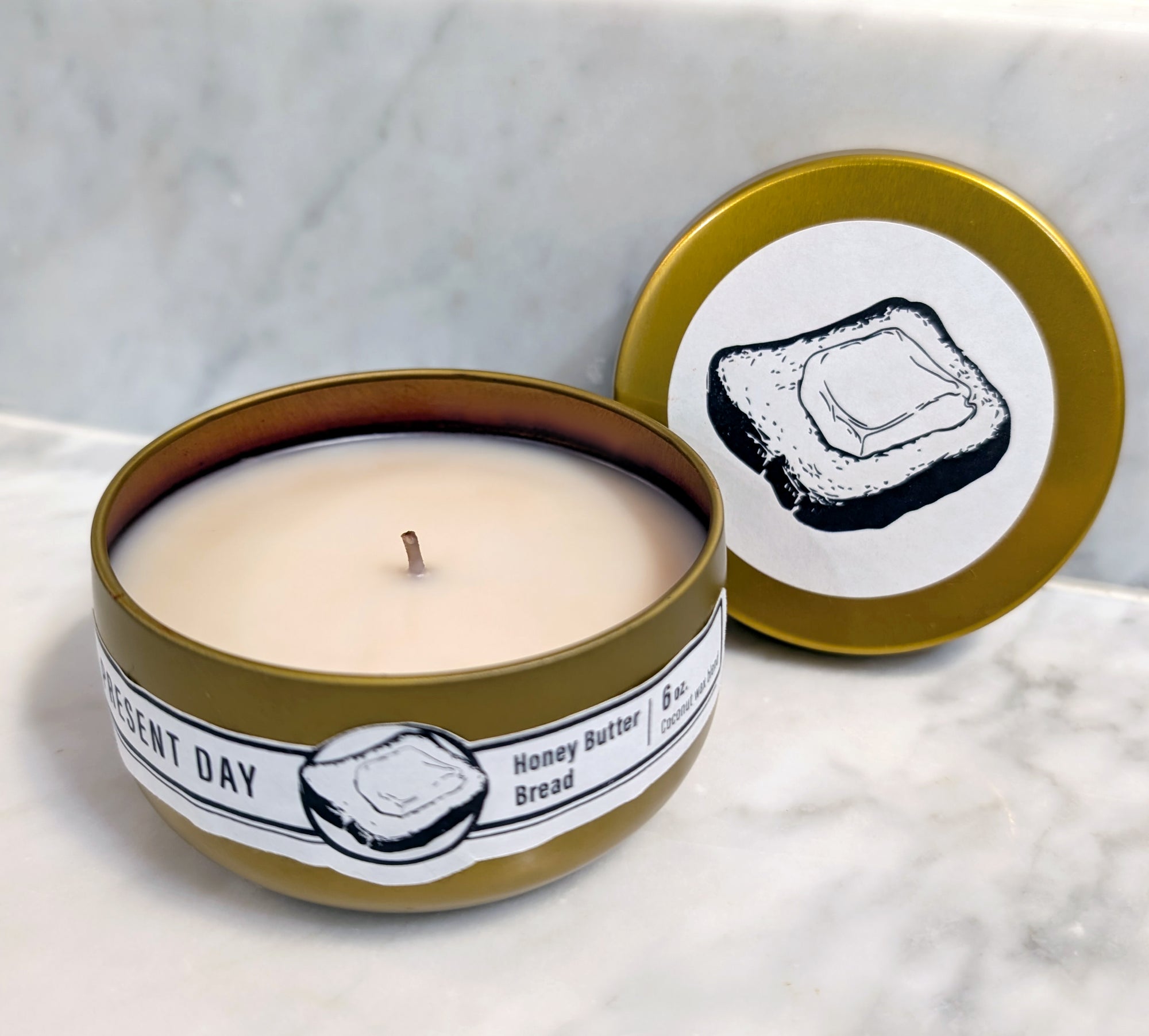 Honey Butter Bread Candle Gift Tin, 6 oz.