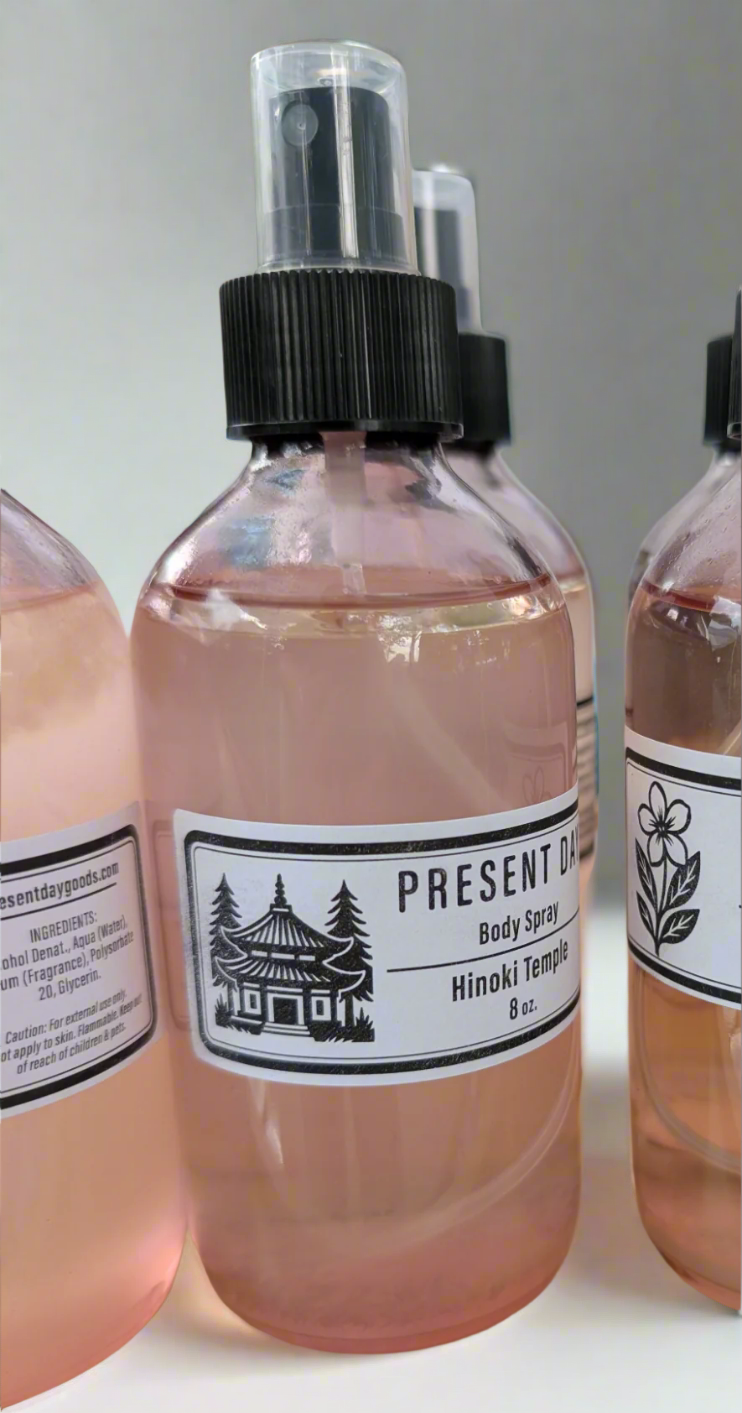 Hinoki Temple Body Spray with Aloe Vera juice