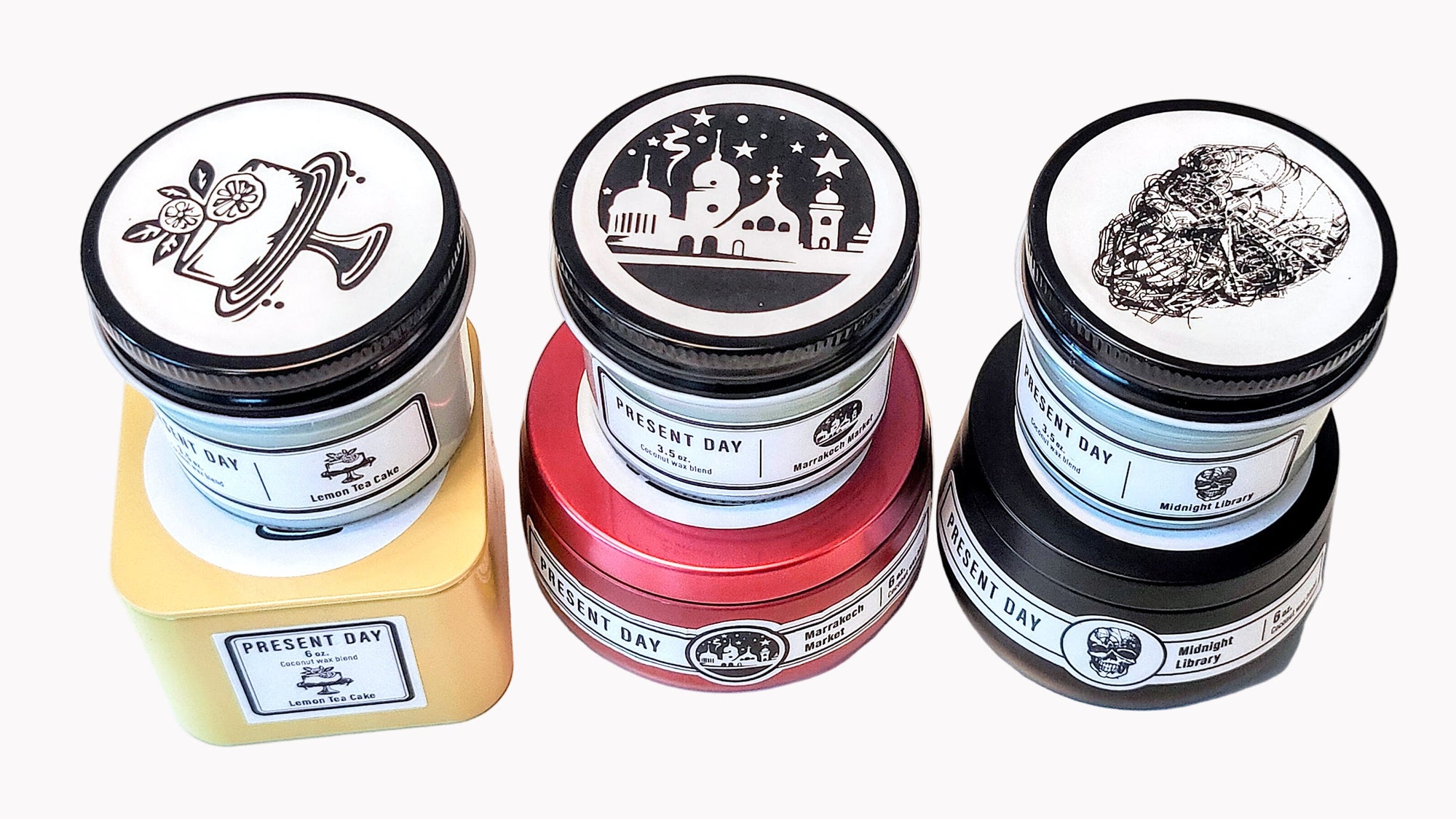 Midnight Library 3 oz. Travel Jar