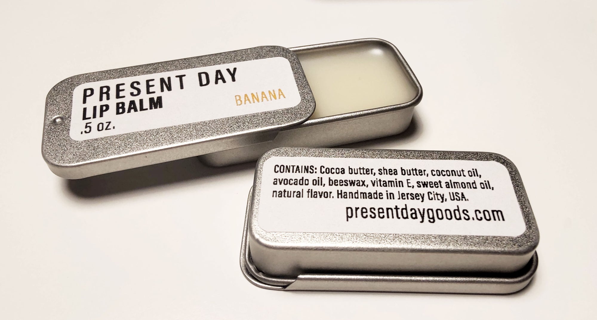 Present Day Banana Lip Balm – Deeply Hydrating & Plastic-Free