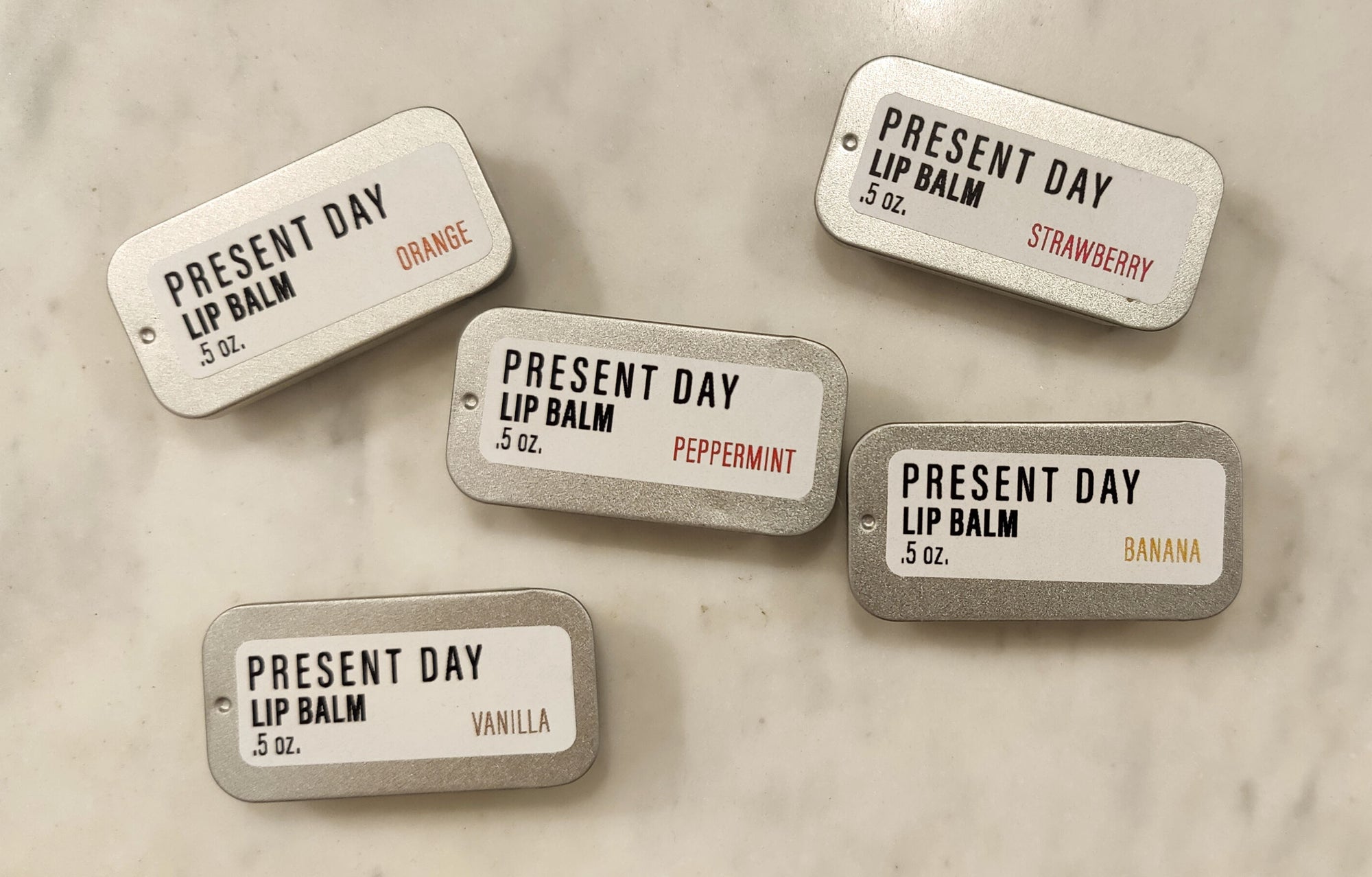 Present Day Peppermint Lip Balm in a Sliding Tin – Deeply Hydrating & Plastic-Free