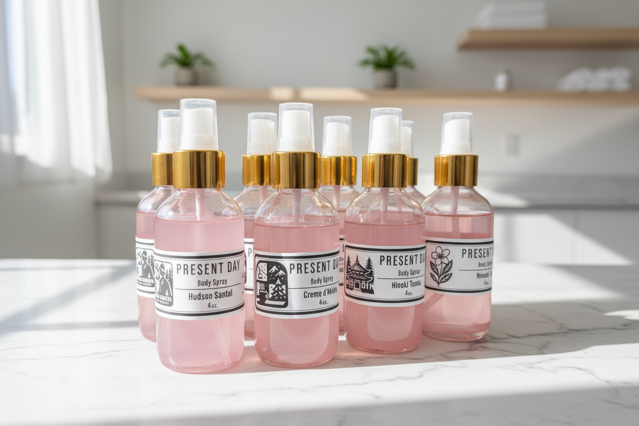 Jasmine Luxe Body Spray, 4 oz. glass bottle