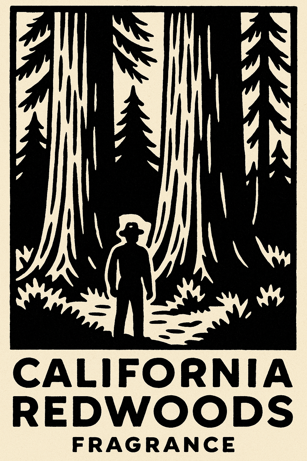California Redwood Candle Tin, 6 oz.