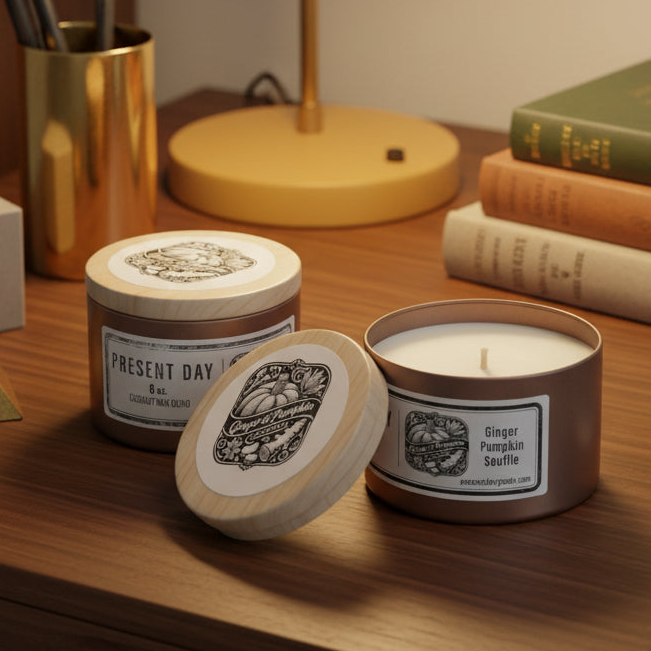 Ginger Pumpkin Souffle Special Edition Gift Candle, 6 oz.