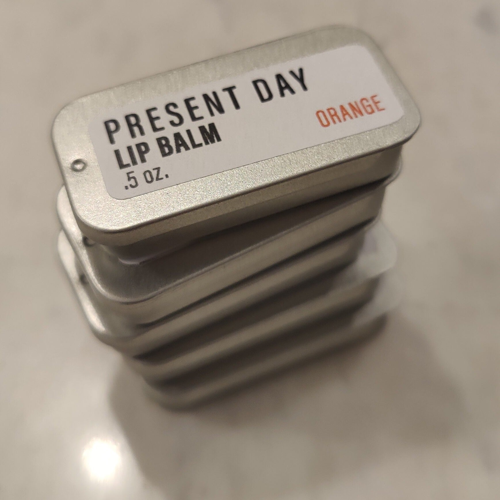 Present Day Orange Lip Balm, .5 oz