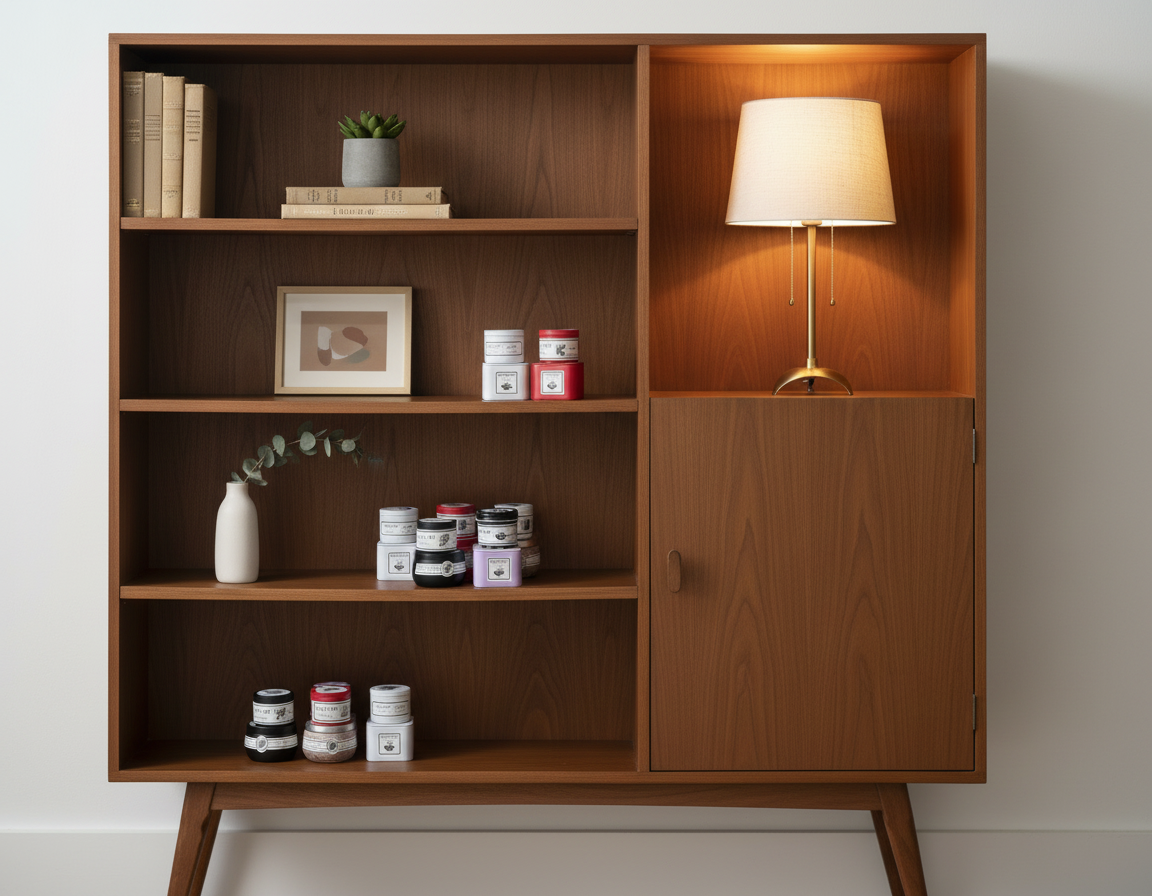 Evergreen scented candle in a travel tin, 3 oz.