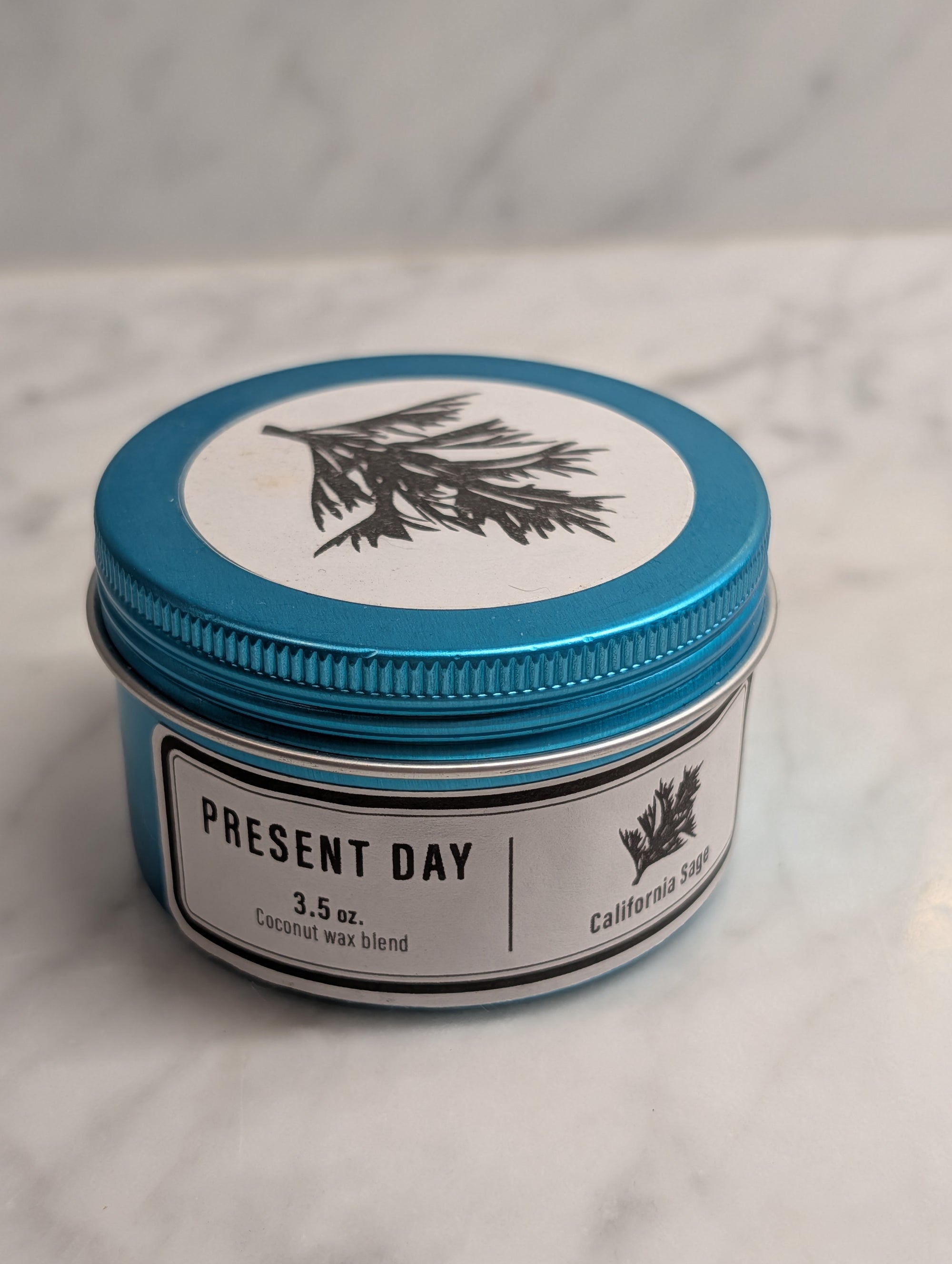 California Sage Scented Candle in a Mini Travel Jar 3oz.