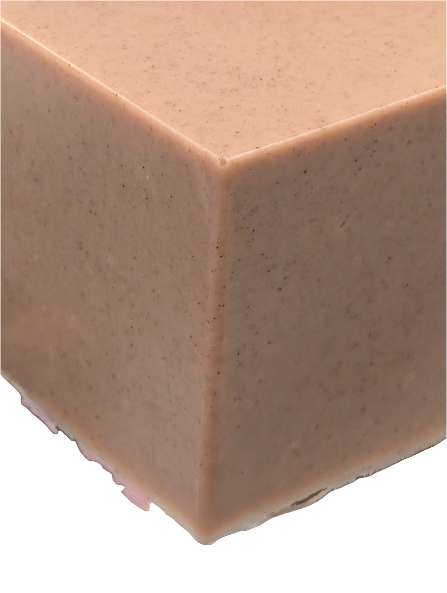 Cinnamon Bark Essential Oil with Walnut Powder and Red Morrocan Clay Bar Soap