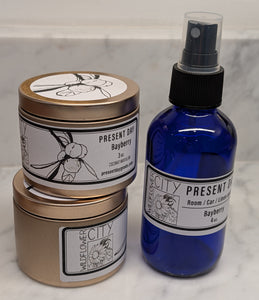 A home fragrance set from Present Day by wildflower city