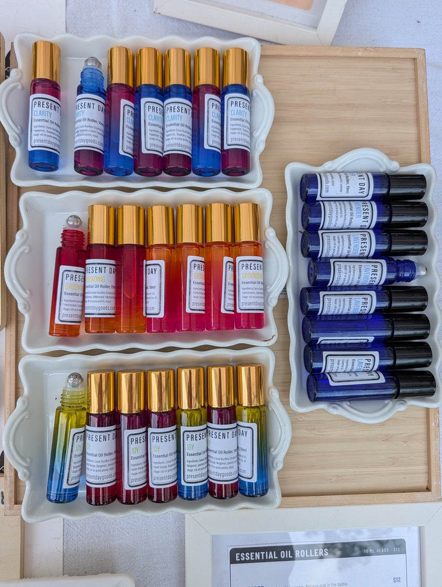 Essential Oil Rollers display video