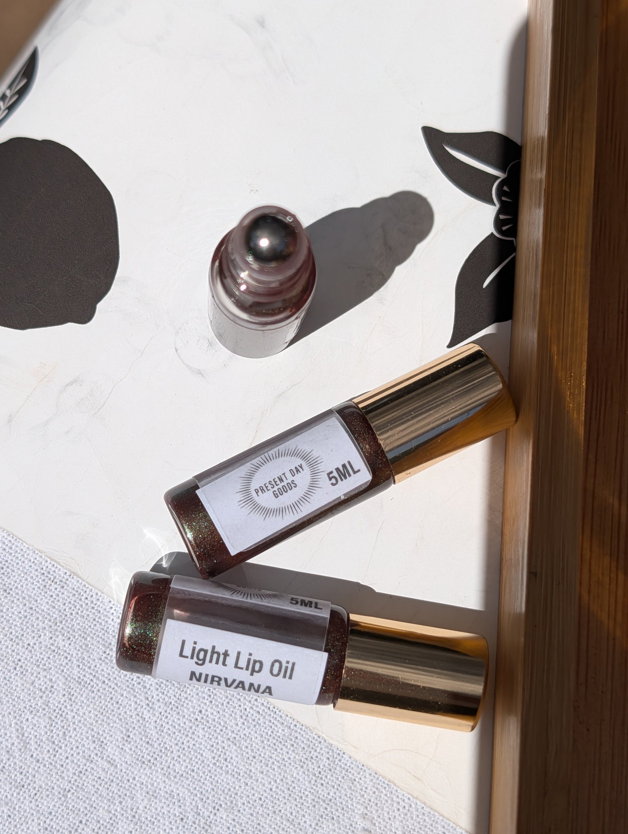 Nirvana Light Lip Oil Rollerball — Sheer Tint, 5ml