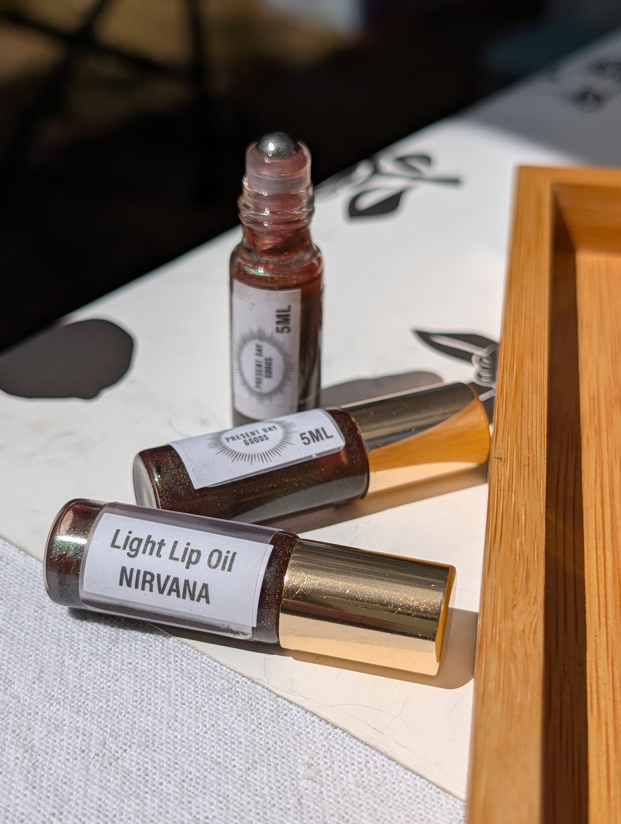 Nirvana Light Lip Oil Rollerball — Sheer Tint, 5ml