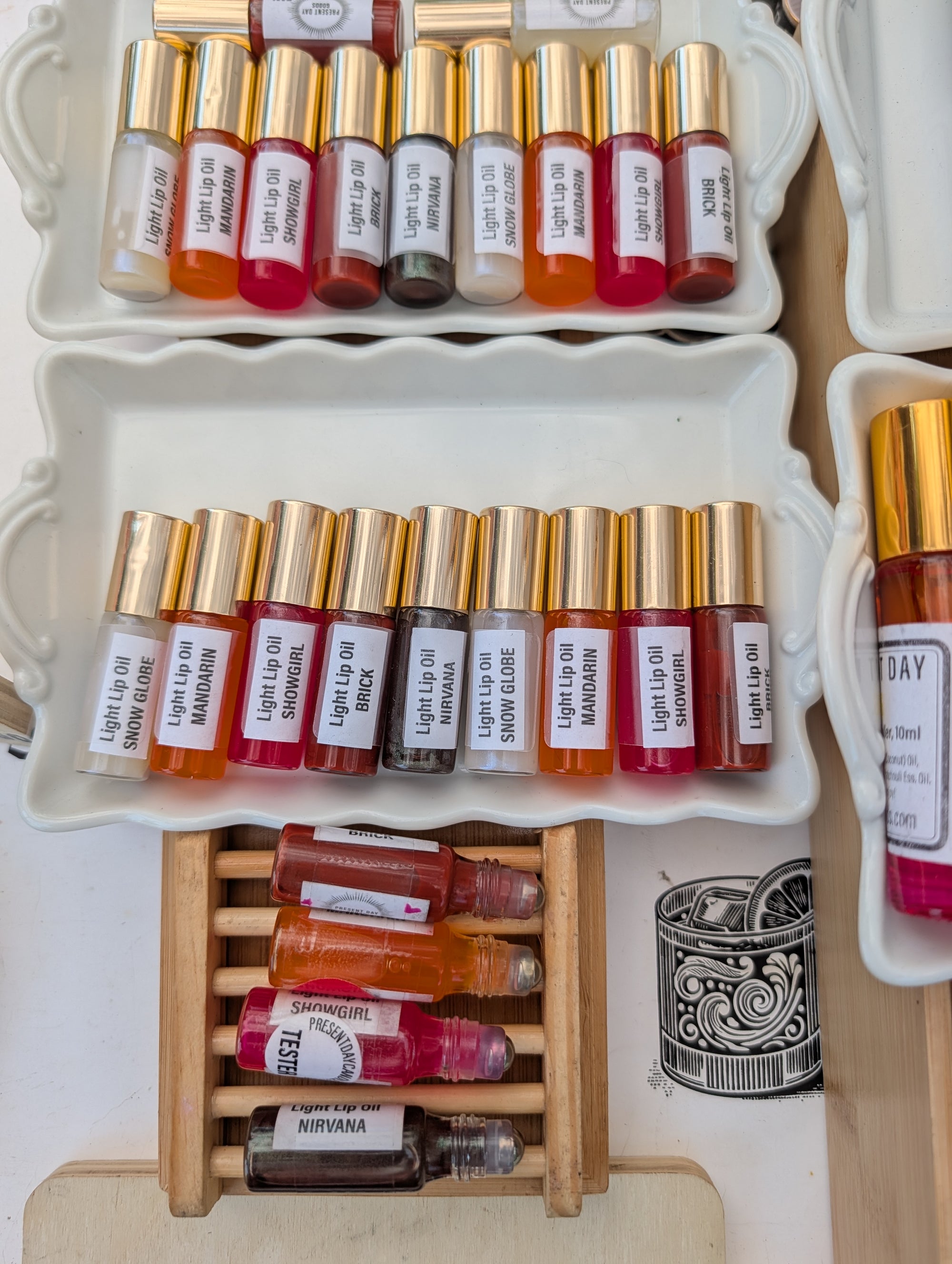 Snow Globe Light Lip Oil Rollerball — Sheer Shimmer, 5ml