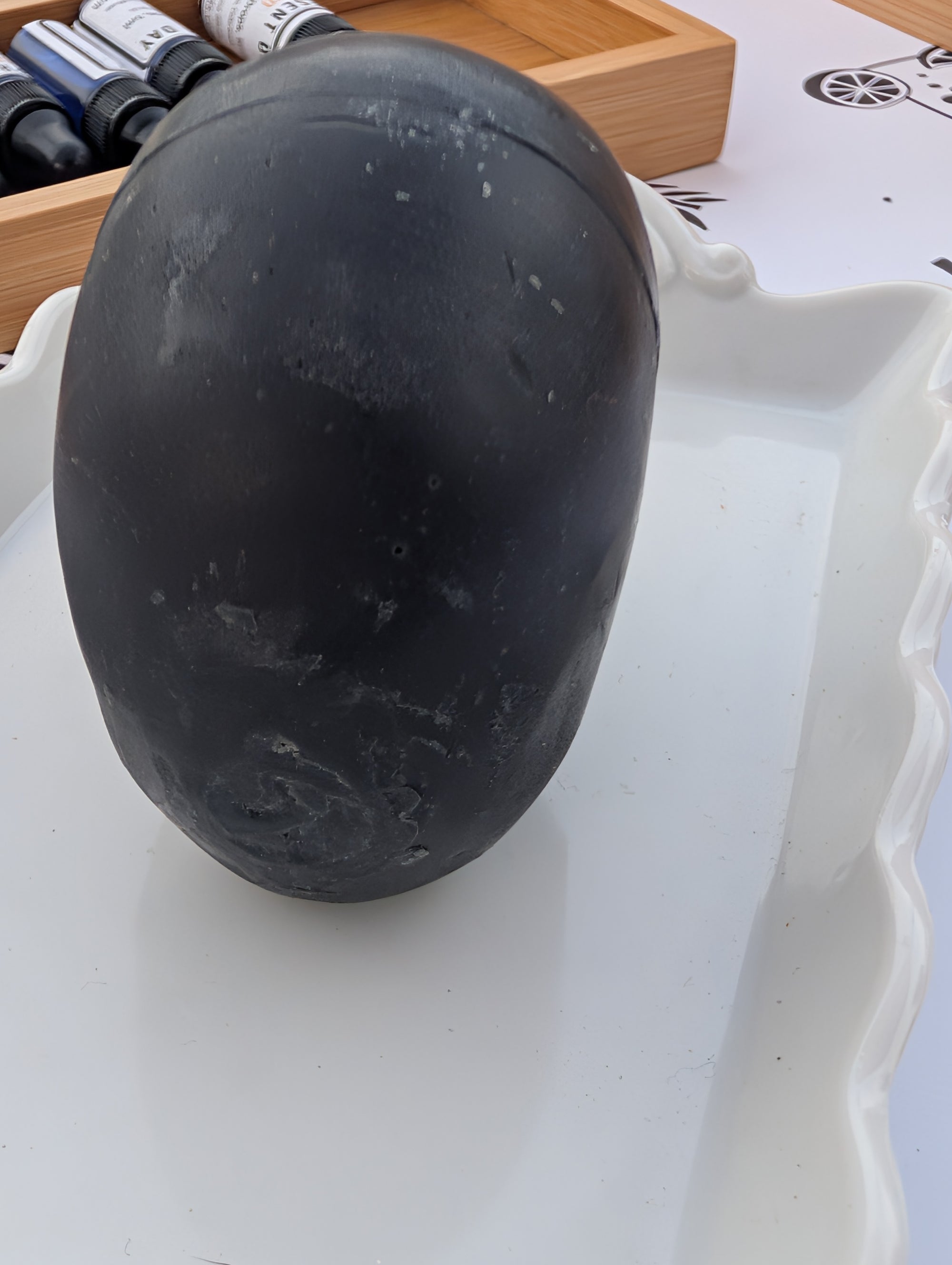 Charcoal & Pumice Skull Shaped Peppermint Pine Scented Soap